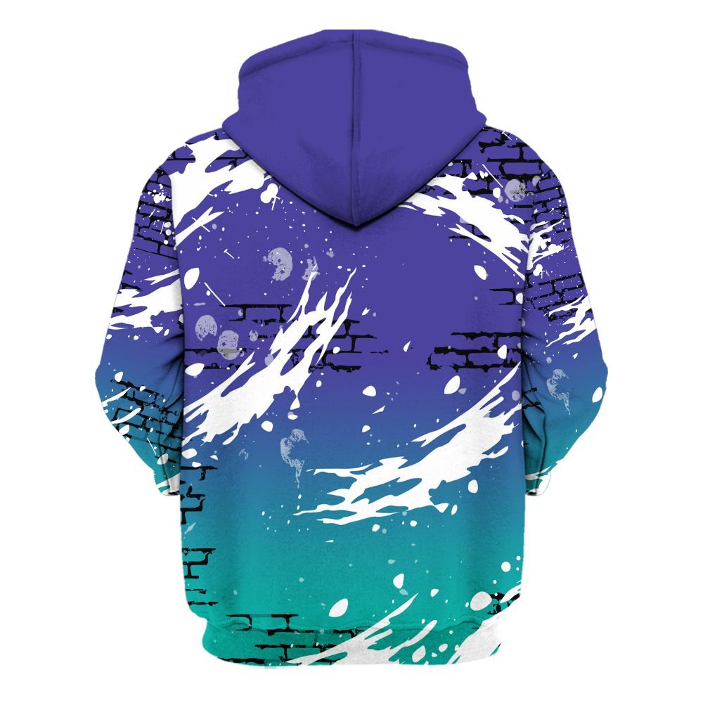 Hoodie To Match Retro Grape 5s - Values Of Loyalty All Over Print