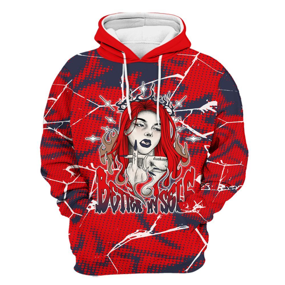 Hoodie To Match Low OG Howard Bison 1s - My-Self Crack Unique All Over Print