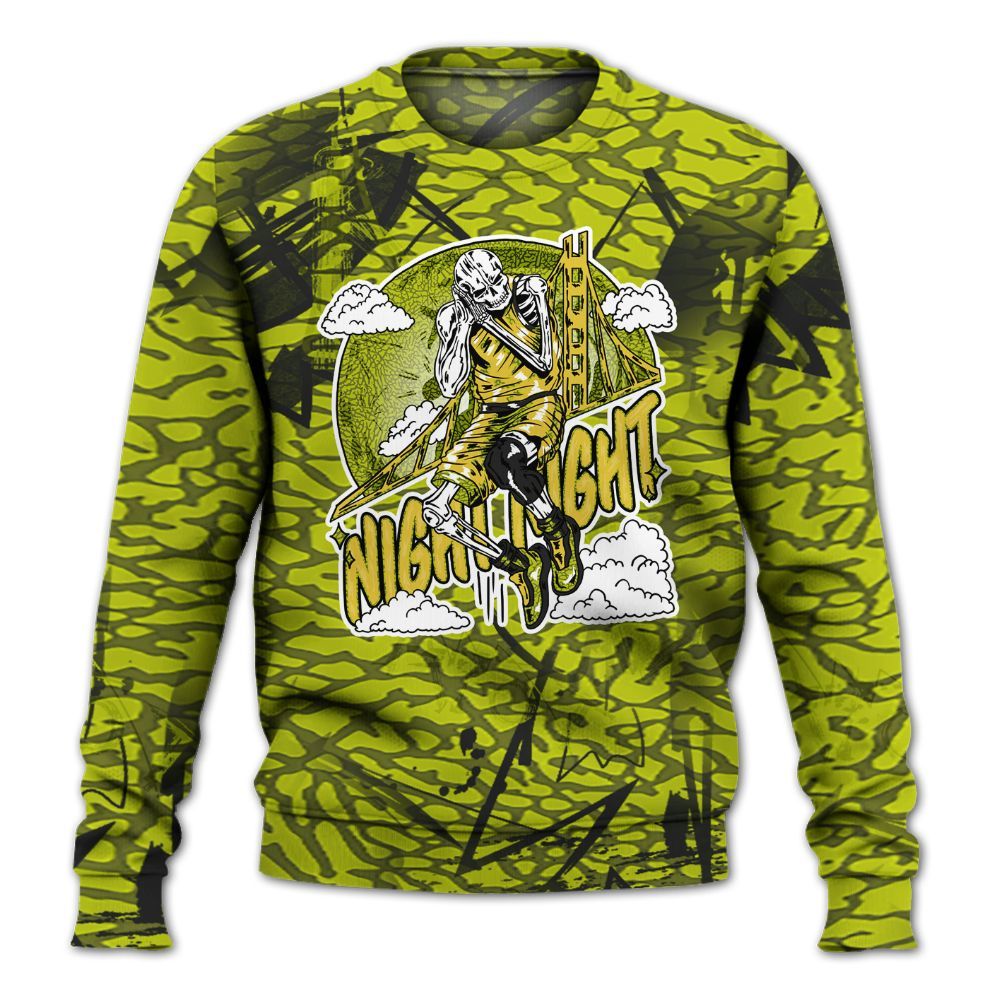 Sweatshirt To Match Dunk Low QS Halloween Skull - Seeya Skeleton Messyz All Over Print