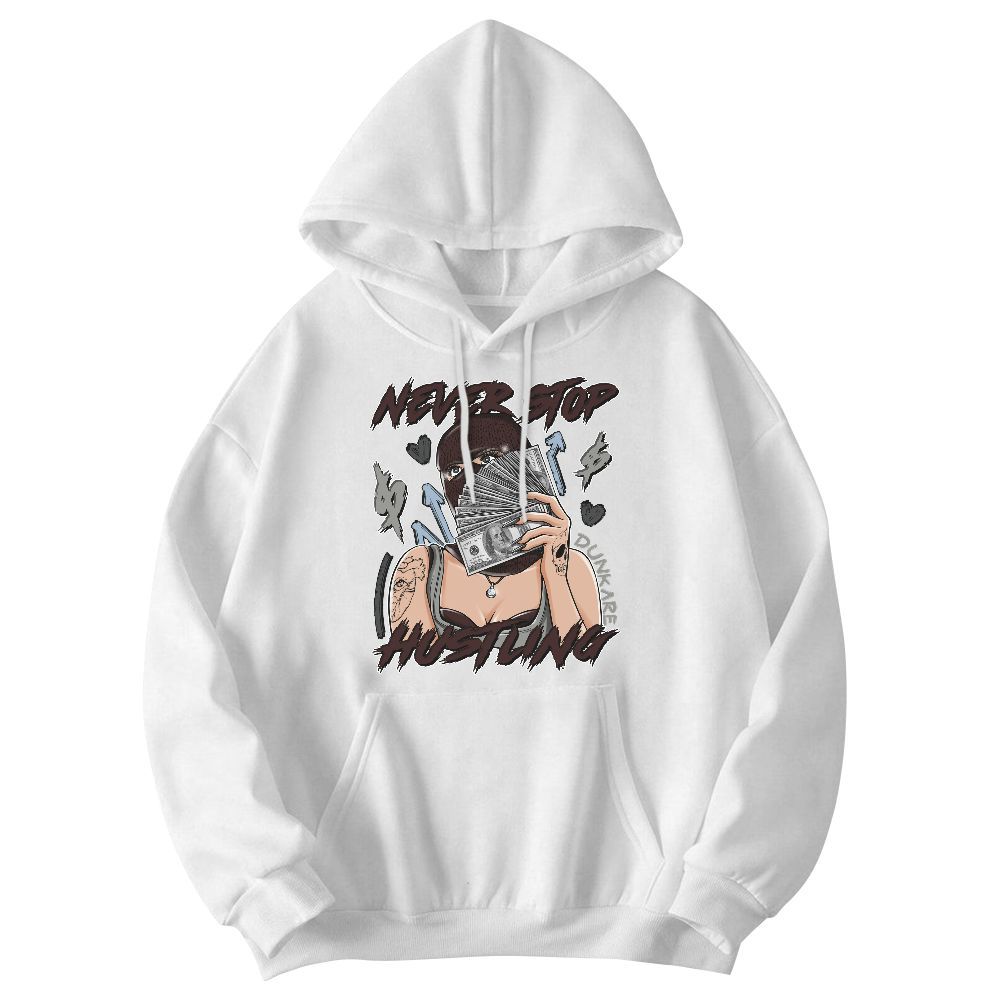 Sweatshirt To Match Burgundy 5s - Hustling Unque Graphic