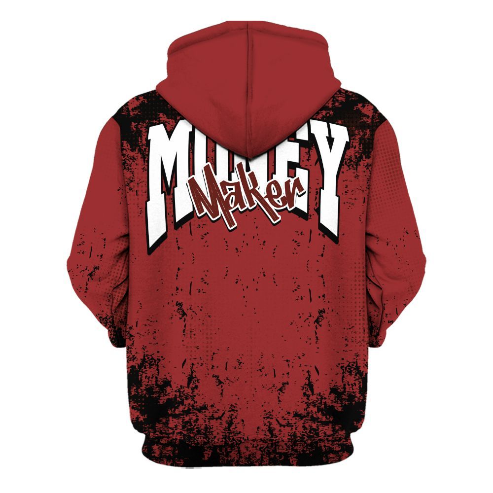 Hoodie To Match High 85 Bred 1s - Move In Silence Money Street Retro All Over Print