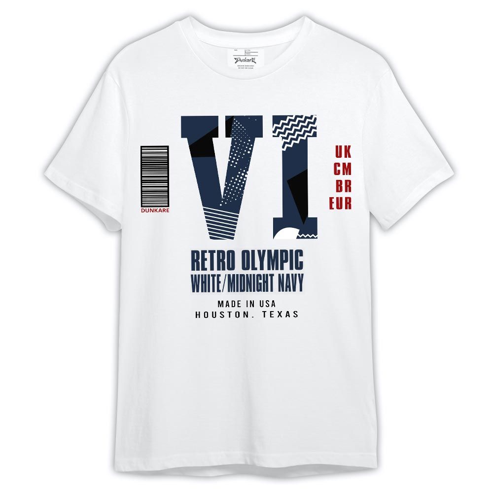 Shirt To Match Retro Olympic 6s - Global Label Sneaker Shirt Outfit 1805 NCT