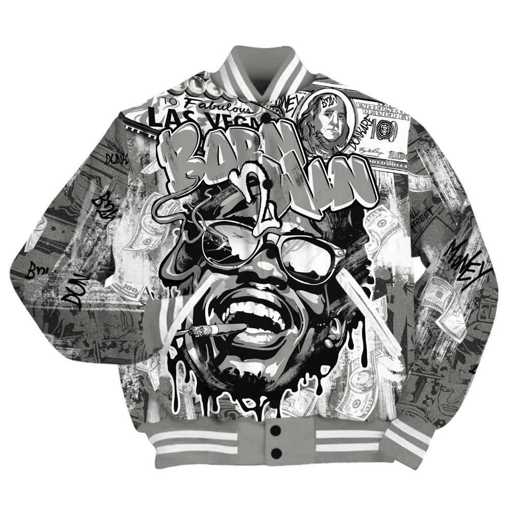 Varsity Jacket To Match Paris Olympics 4s Shirt, Born To Win Money All Over Print