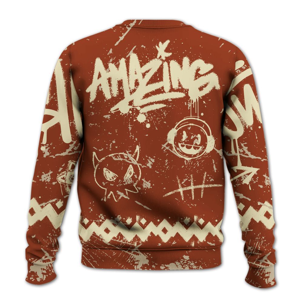 Sweatshirt To Match Retro Eastside Golf 12s - Friday Sneaker Crayon All Over Print