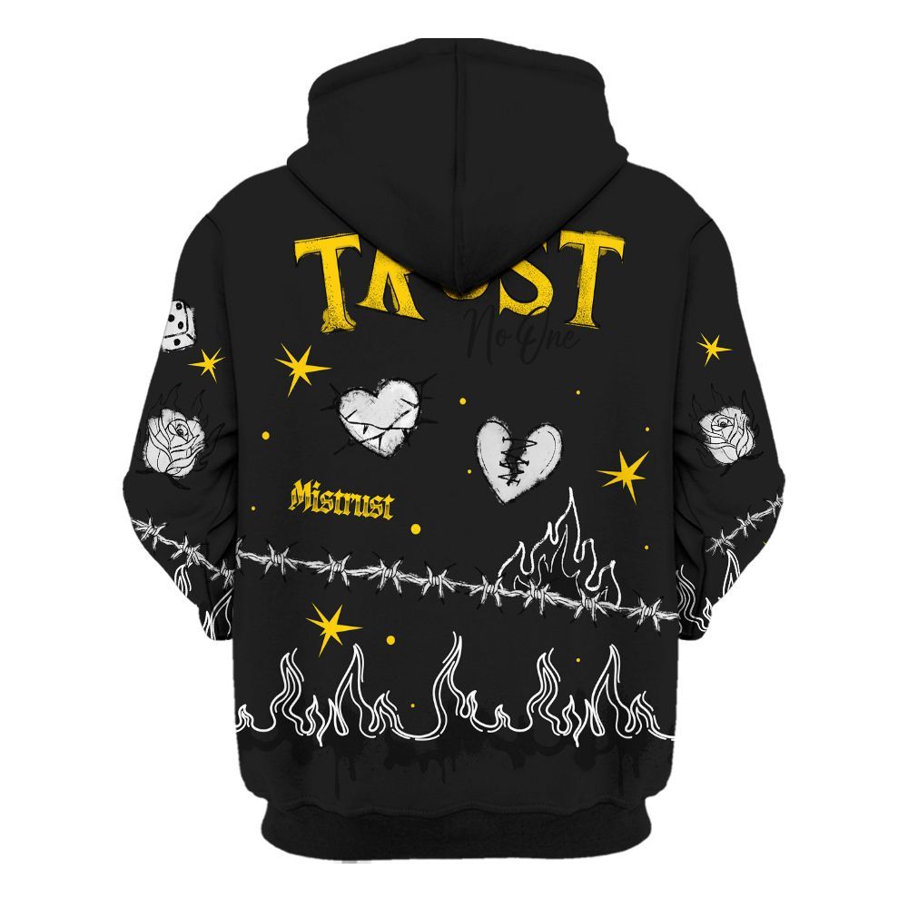 Hoodie To Match Corteiz Air Max 95 Tour Yellow - Trust No One Snake-Bite Doodle Crayon All Over Print