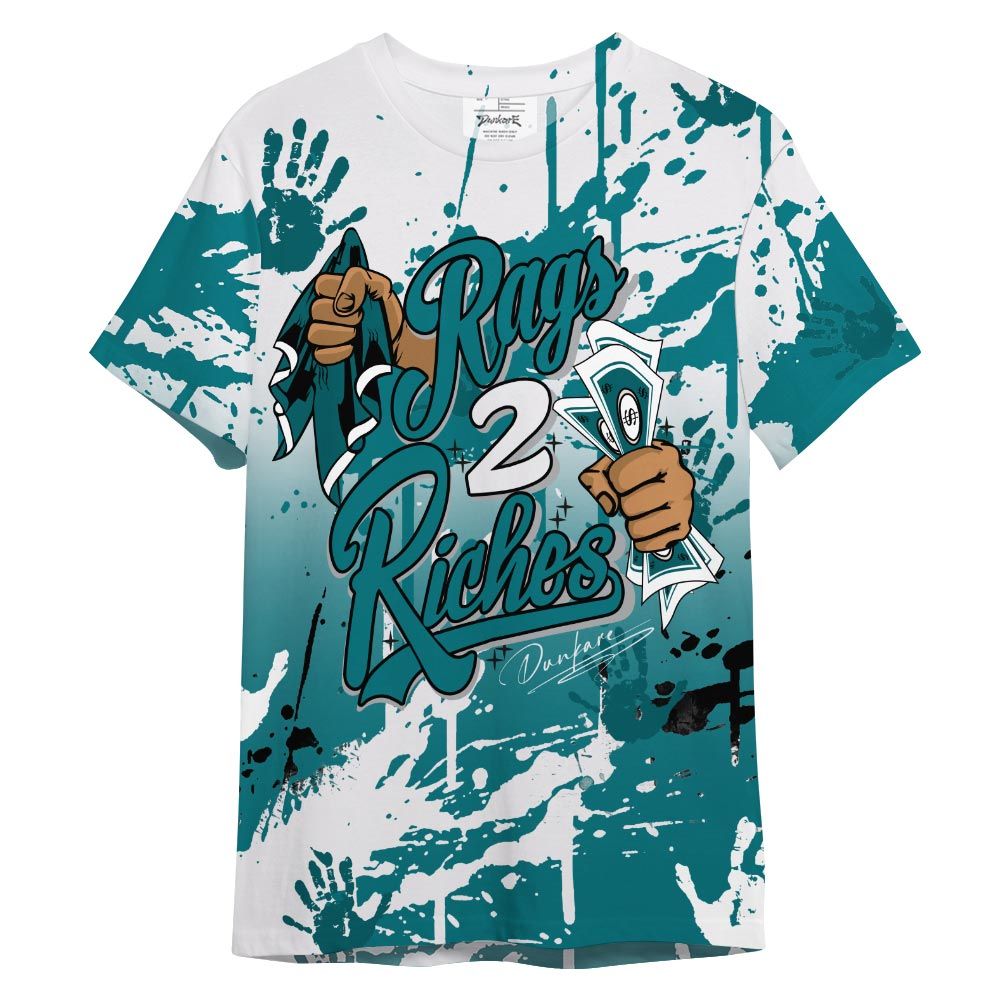 Shirt To Match Shirt Streetwear Rag 2 Riches, Oxidized Green 4s T-- To Match Sneaker Oxidized Green 4s Graphic Tee NCT