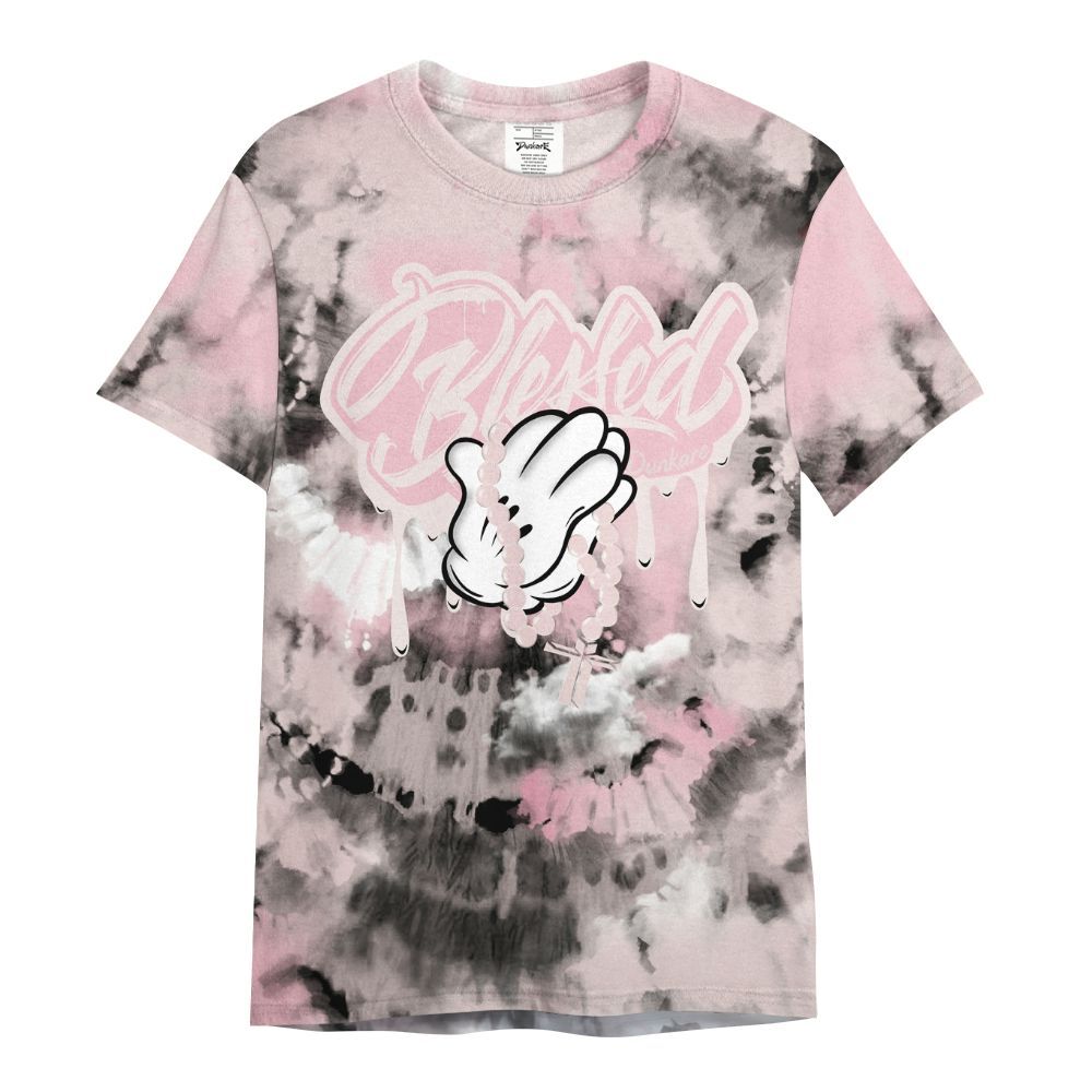 Shirt To Match Dunk Low KD 17 Aunt Pearl - God Blessed Tie Dye All Over Print