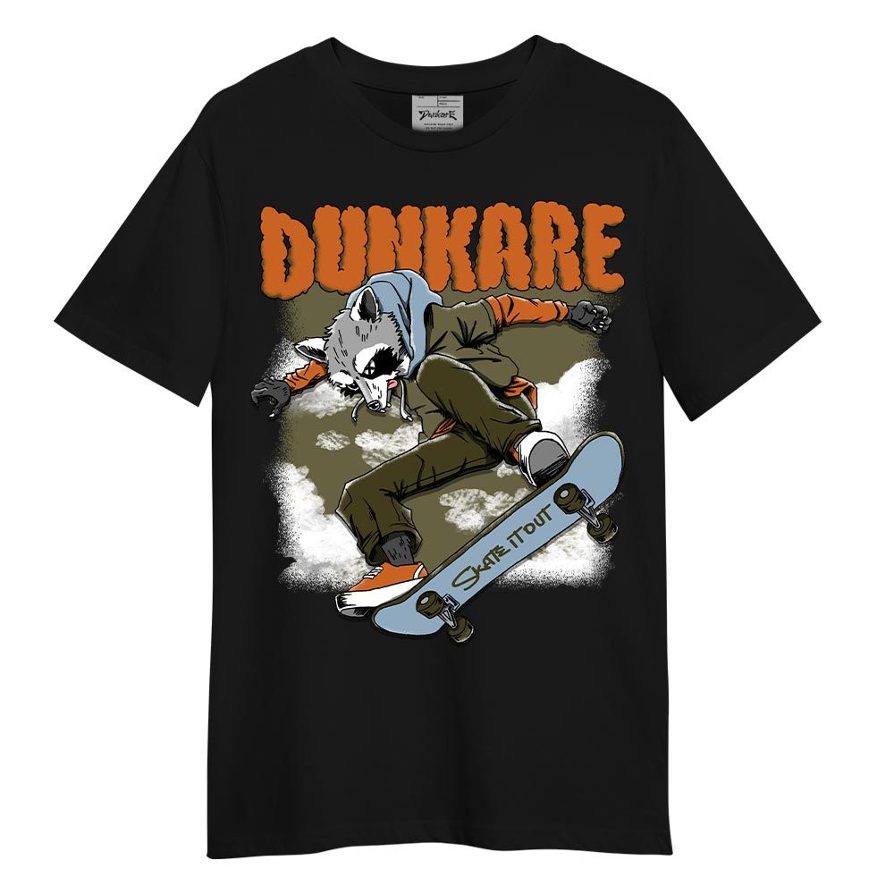 Shirt To Match Olive 5s T-- Skateboard Raccoon T-Shirt Unisex