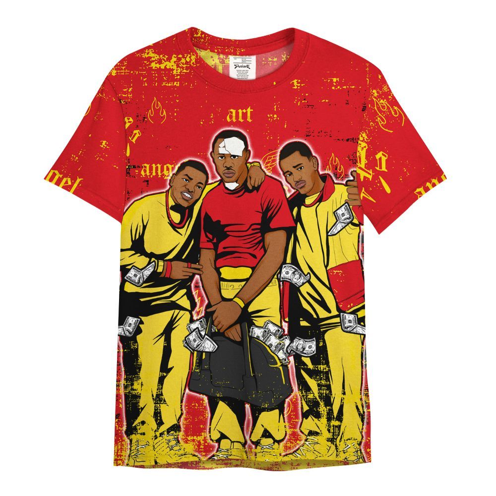 Shirt To Match Ferrari 14s - Paid In Full Money All Over Print
