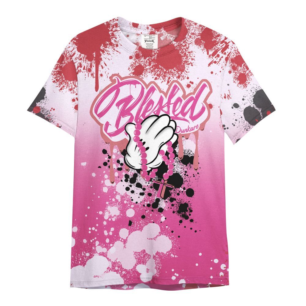 Shirt To Match KD 4 Aunt Pearl - God Blessed Ink Drip All Over Print