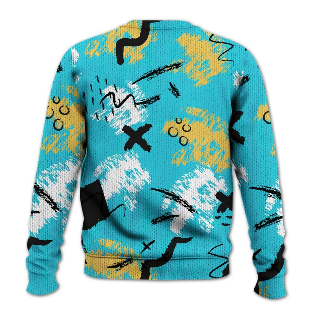 Sweater To Match Retro Gamma Blue 11s - Hustle Grind Pray Graphic Street Style Graphic