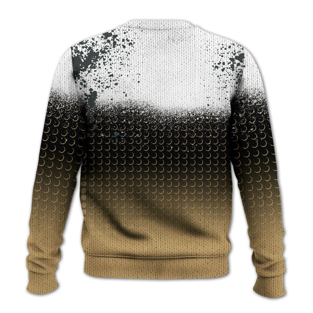 Knitted Sweater To Match Black LD 1000 - Halftone Time Is Money