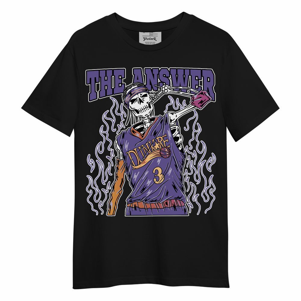 Shirt To Match Book Sunset 1s - Allen Answer Skeleton Unisex Shirt