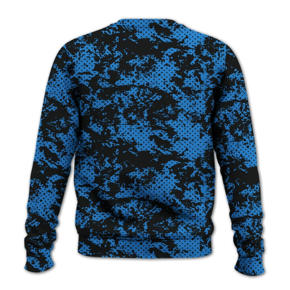 Sweatshirt To Match Hi-Res Blue 700s - Show Me The Money Retro All Over Print