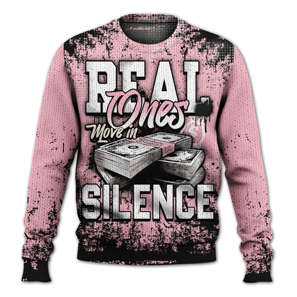 Sweater To Match Low OG Tropical Pink 1s - Move In Silence Money Street Retro Graphic