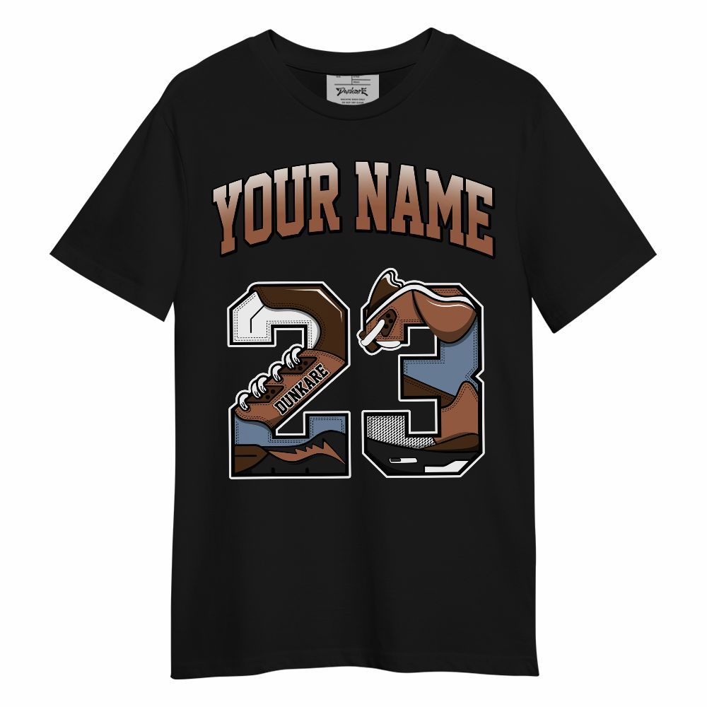 Shirt To Match Air Foamposite Metallic Copper Custom Name Number 23 5s Unisex Shirt