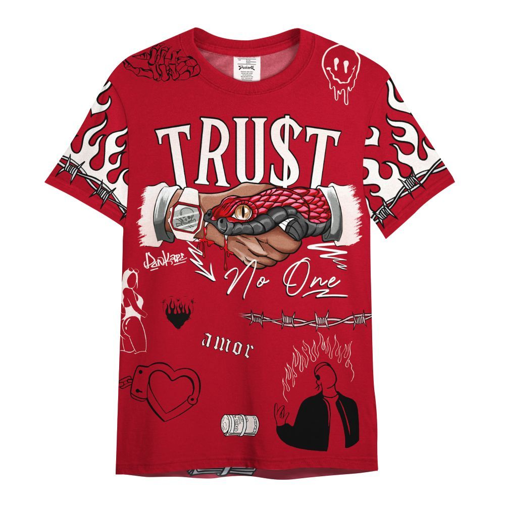 Shirt To Match Nails & Grails 1s - Snake Trust No One All Over Print