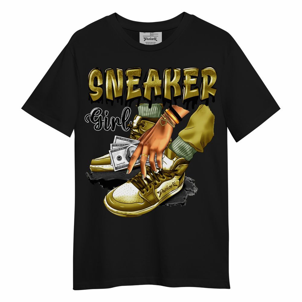Shirt To Match Air Flightposite Metallic Gold - SNEAKER Girl Money Drip Unisex Shirt