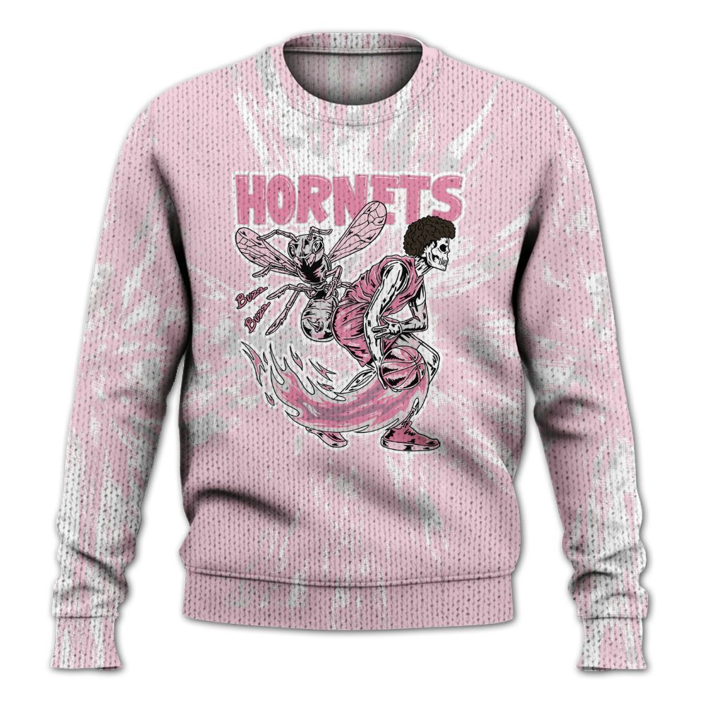 Knitted Sweater To Match Orchid 4s - Hornets Skeleton Luxury