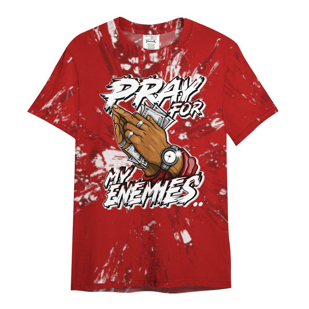 Shirt To Match Red Taxi 12s - Prayed For Enemies Graphic Luxury All Over Print