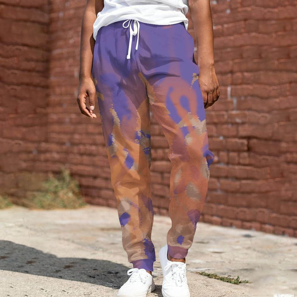 Sweatpant To Match Book Sunset 1s - Burn All Over Print