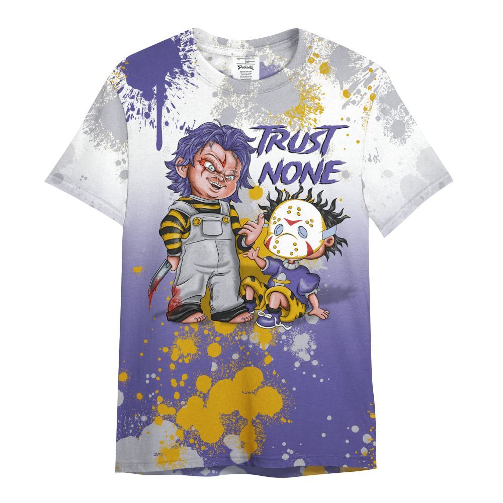 Shirt To Match Lakeshow 4s - Trust No One Scary All Over Print