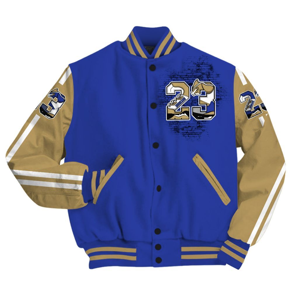 Varsity Jacket To Match Air 180 Concord - Custom Name Number 23 5s All Over Print