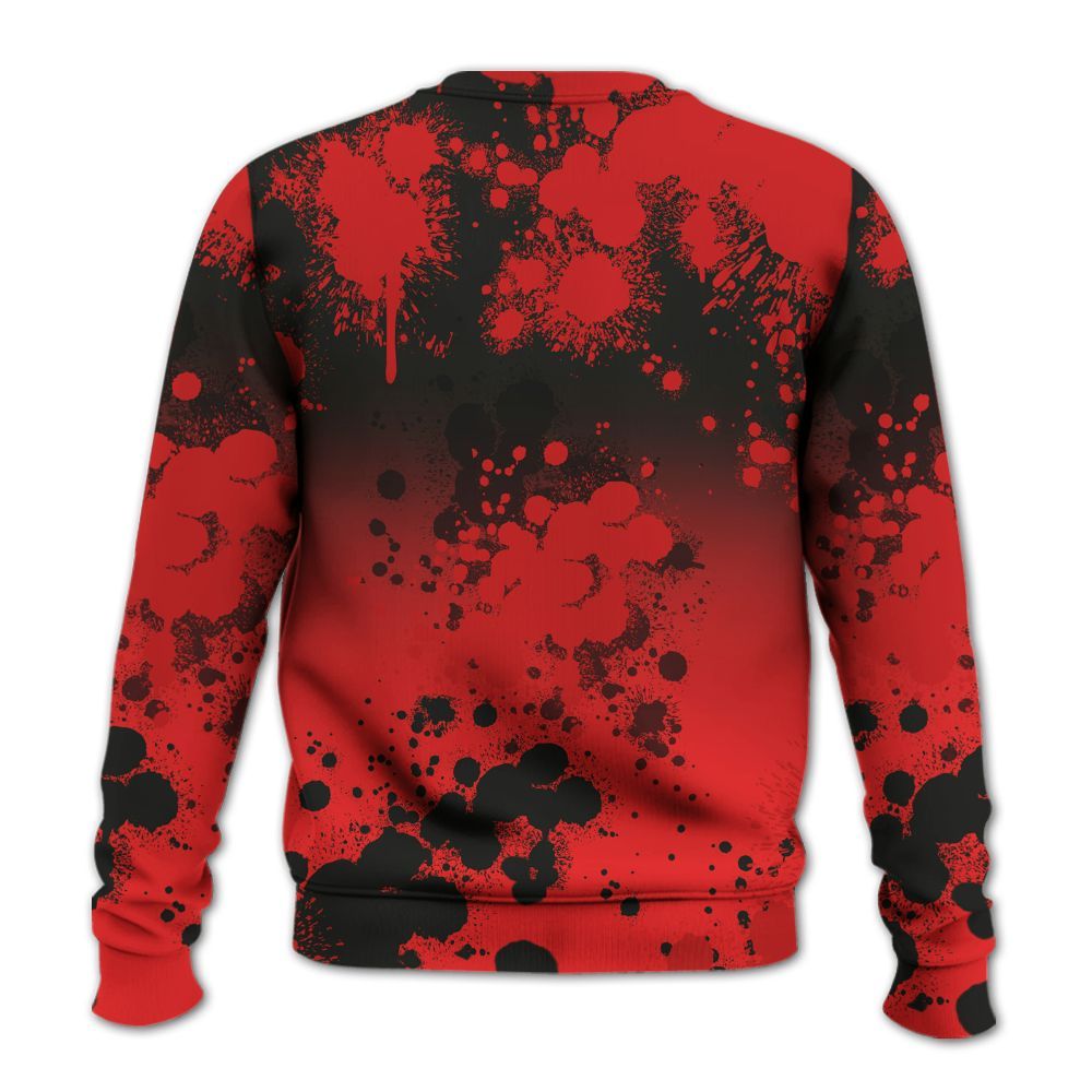 Sweatshirt To Match Red Thunder 4s - Trust No One Scary All Over Print