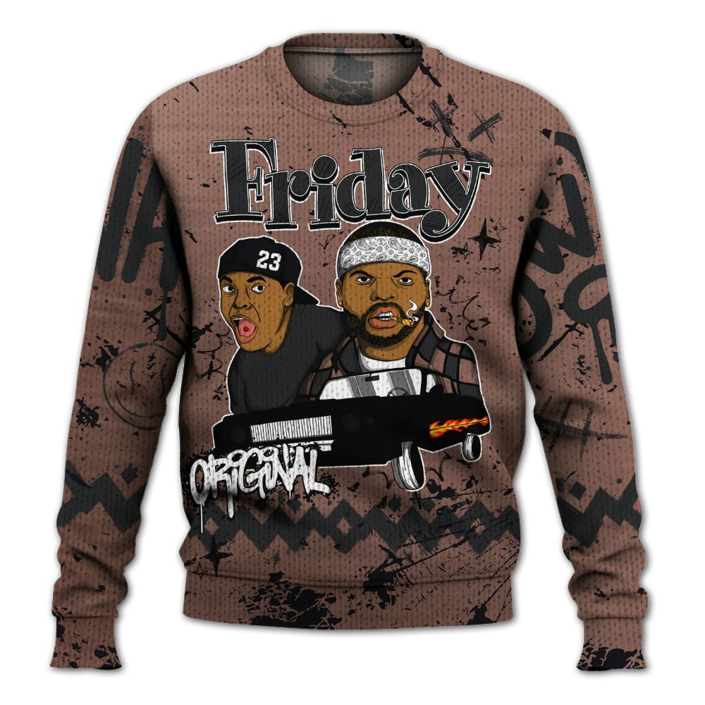 Knitted Sweater To Match KD 4 Christmas - Friday Sneaker Crayon