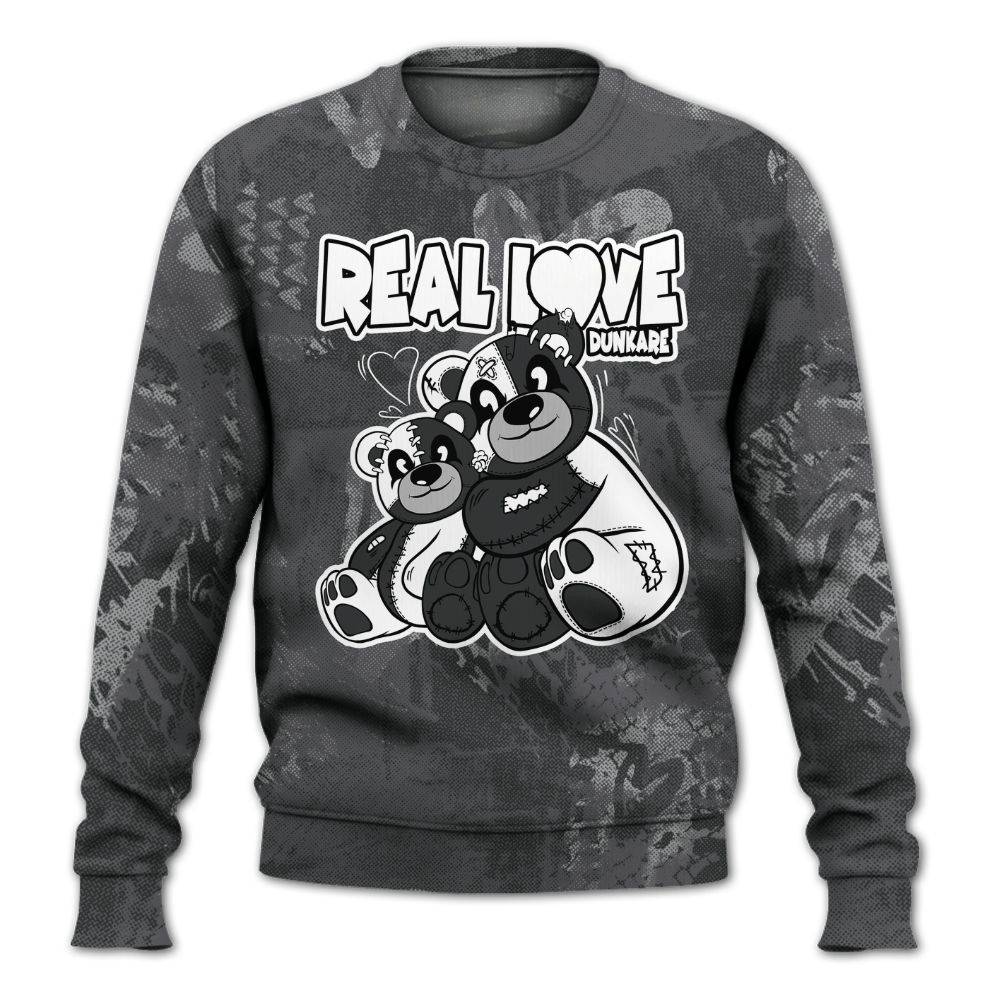 Sweatshirt To Match White Thunder 4s - Sincere Fondness Bear All Over Print