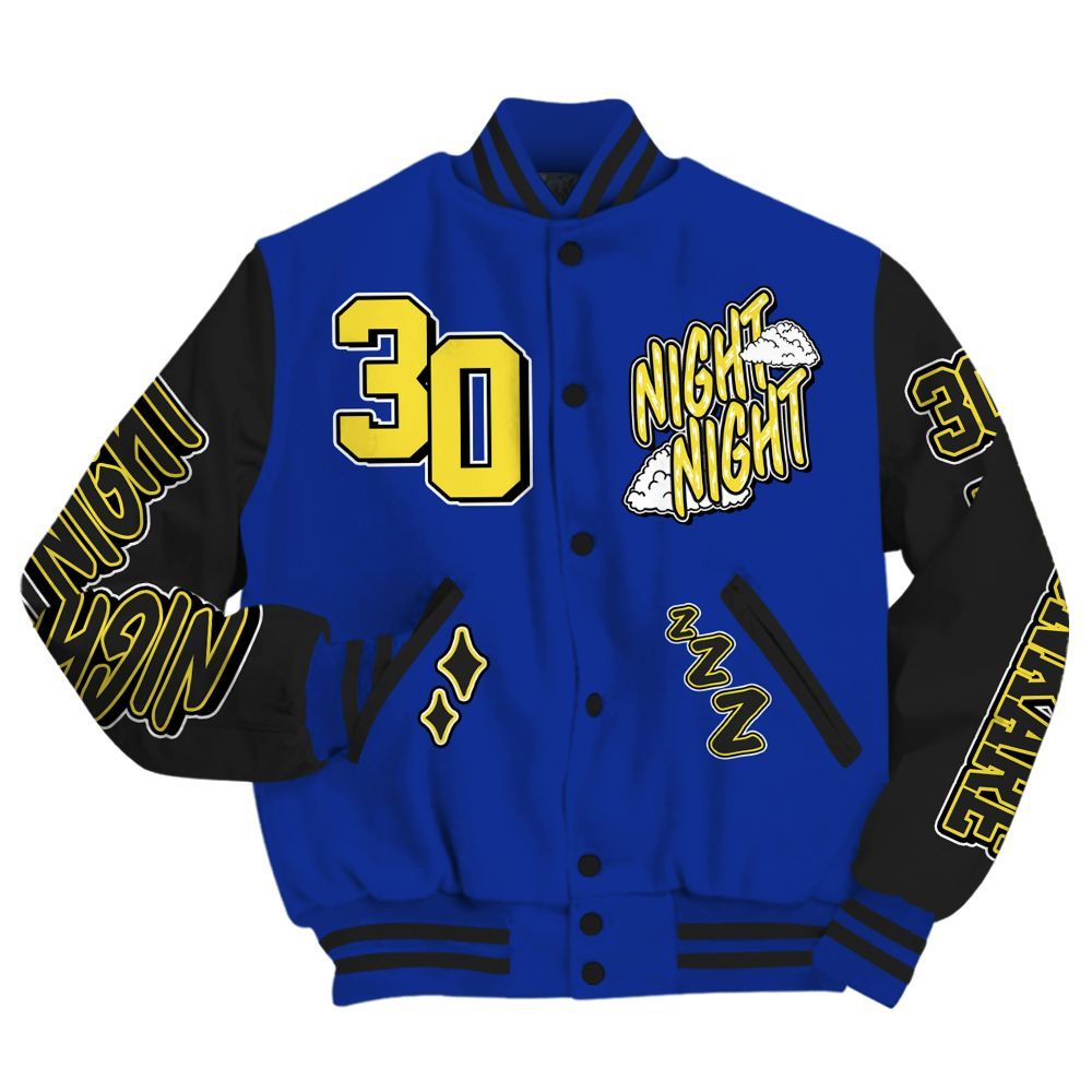 Varsity Jacket To Match Laney 14s - Seeya Skeleton All Over Print