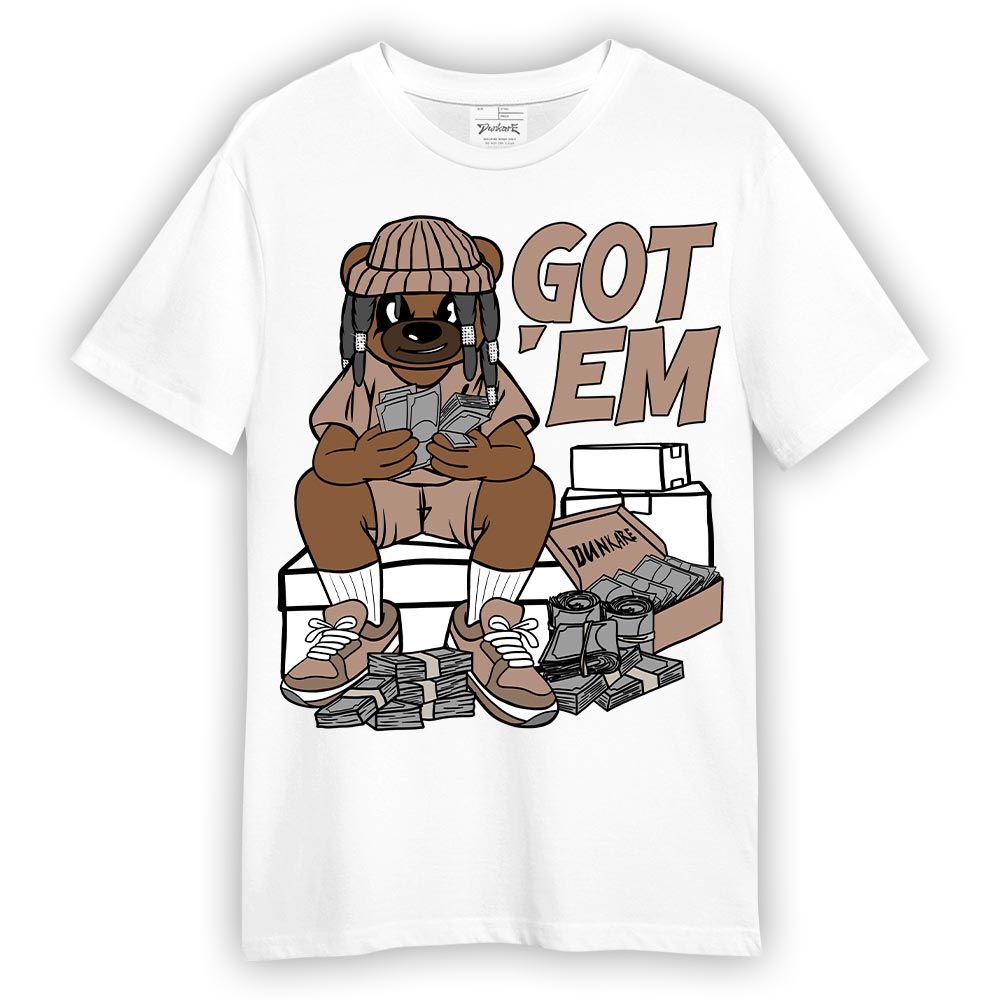 Shirt To Match OG Latte 1s - Bagged It Bear Shirt Unisex