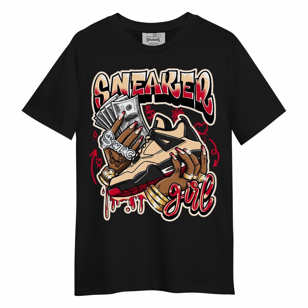 Shirt To Match Retro Pizza GS 4s - Sneaker Girl Money Doodle Graphic