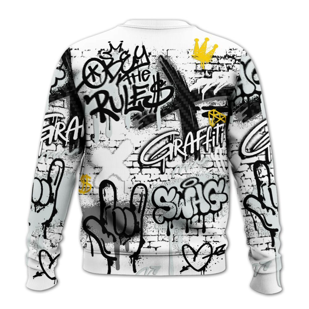 Sweatshirt To Match Kobe 9 Elite Protro Halo - True It Real Graffiti Streetwear All Over Print