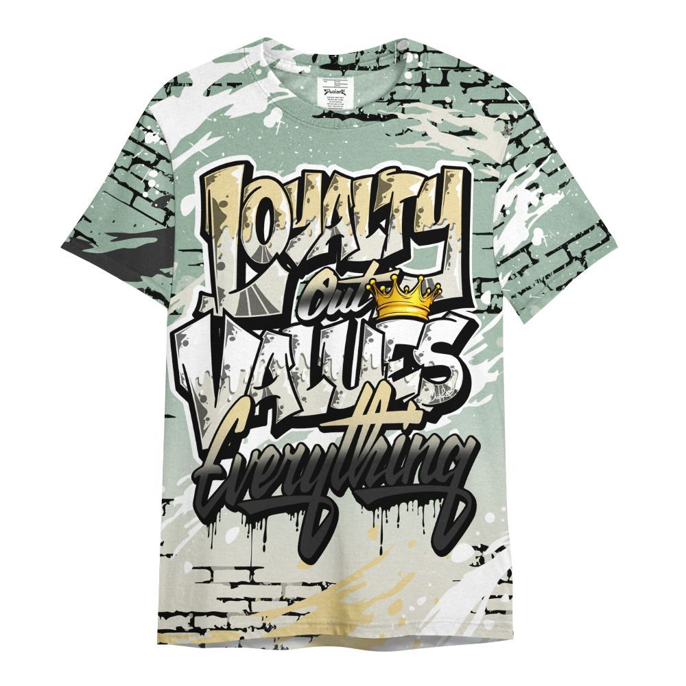 Shirt To Match Joins Year Of The Snake 5s - Values Of Loyalty Drip All Over Print
