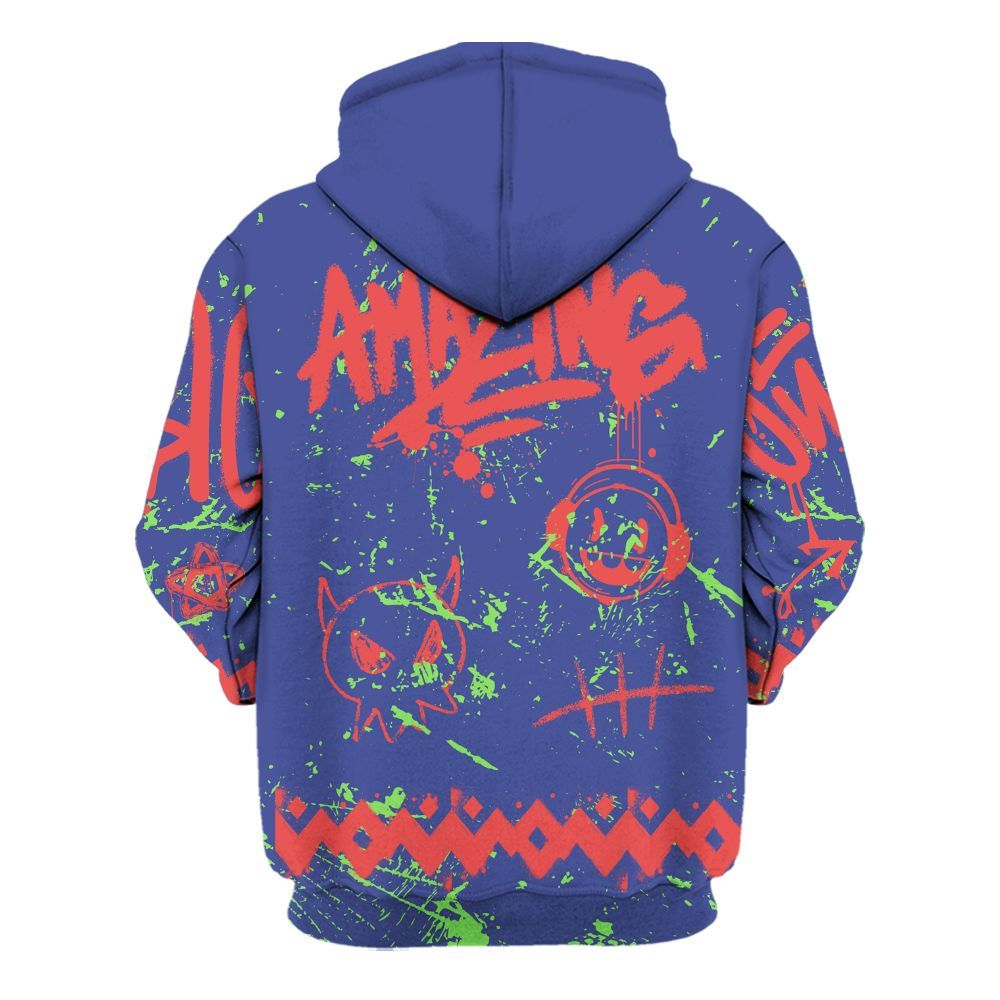 Hoodie To Match KD 4 Nerf - Friday Sneaker Crayon All Over Print