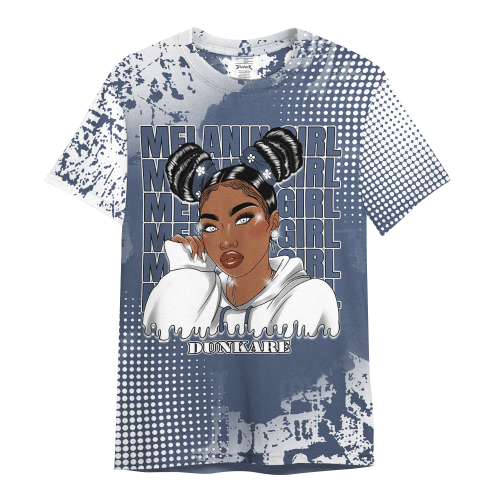 Shirt To Match Low Diffused Blue 11s - Melaninn Unique Glitch Dot Shirt Unisex