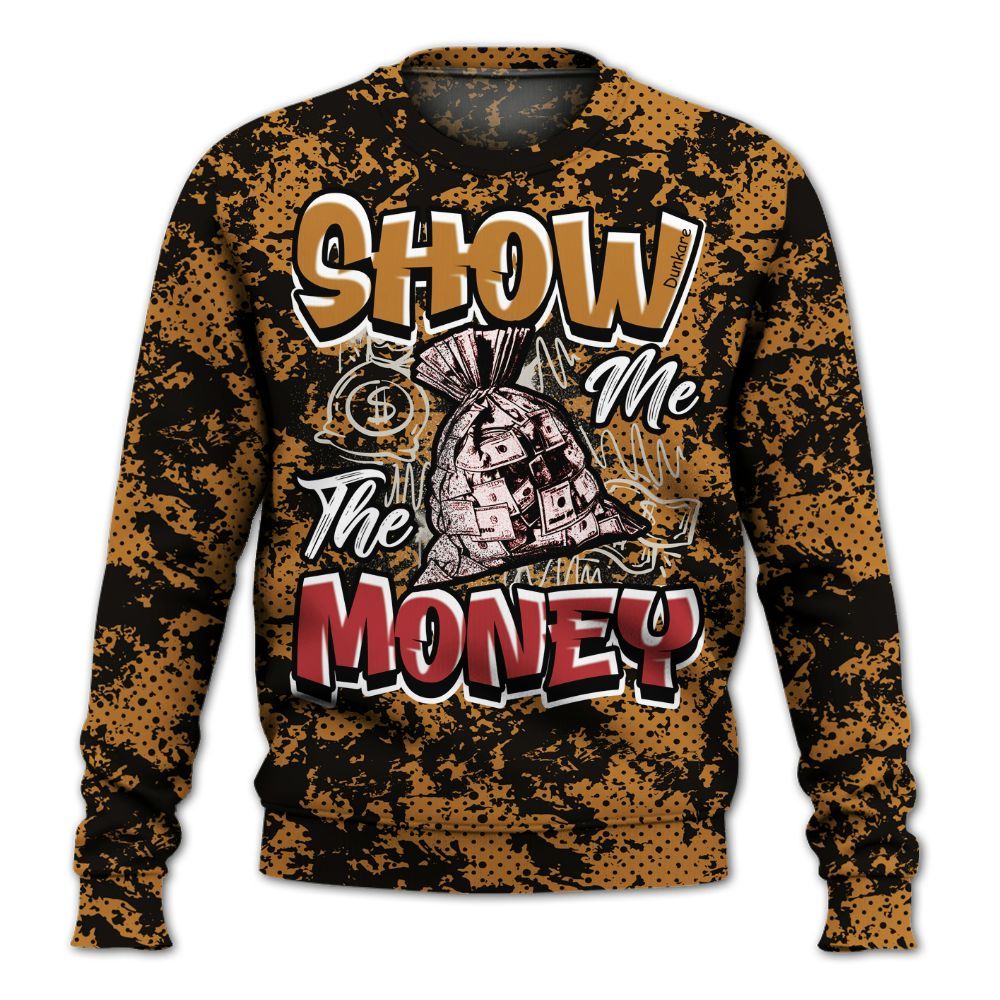 Sweatshirt To Match Air Max Plus Sunset Swarovski - Show Me The Money Retro All Over Print