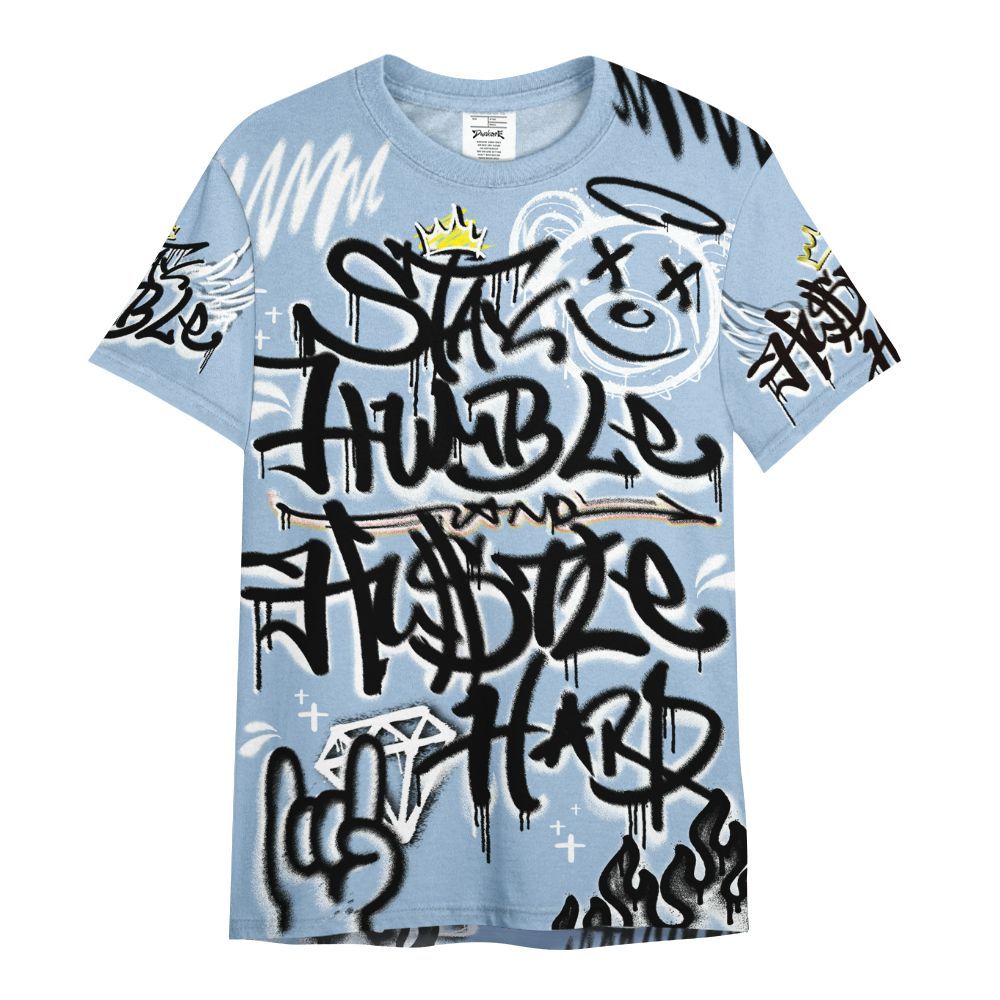Shirt To Match High University Blue 1s - Humble Drip Streetwear Graffity All Over Print