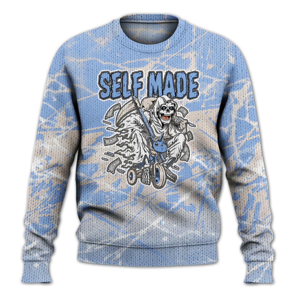 Knitted Sweater To Match Air Max 1 Royal Pulse - Self Make Skeleton Profound