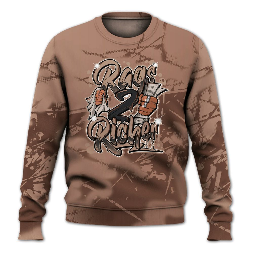 Sweatshirt To Match KD 4 Christmas - Rag 2 Rich Graphic All Over Print