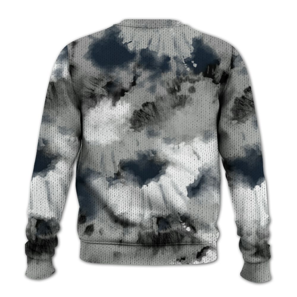 Knitted Sweater To Match Retro Georgetown 6s - Tie Dye FK Around Find Out