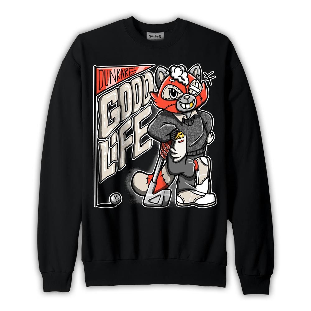 Sweatshirt To match Georgia Peach 3s Sweatshirt - Good Life Raccoon Graphic