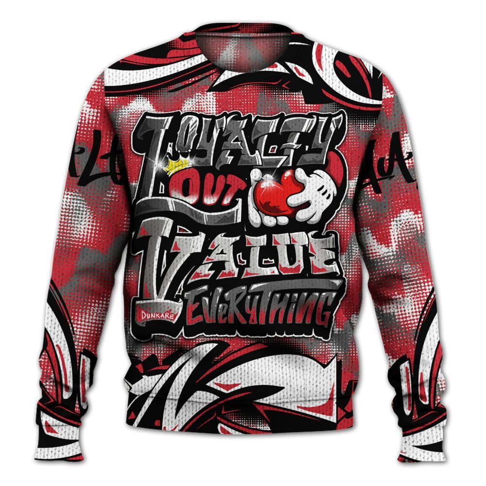 Sweater To Match Bunny 2025 8s - Loyalty Out Value Graffiti Graphic
