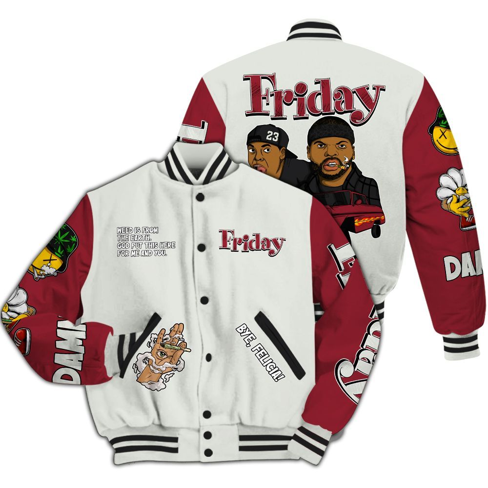 Varsity Jacket To Match Chicago 2025 40s - Friday Sneaker Stress Style All Over Print