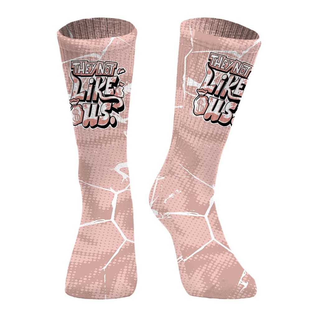 Sock To Match Low Legend Pink 11s - Dislike Us Graphic Crack