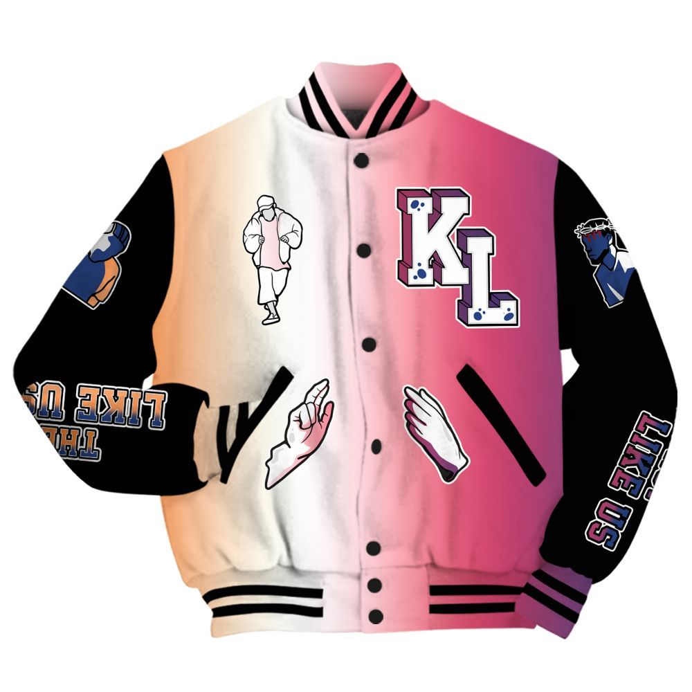 Varsity Jacket To Match Air Griffey Max Los Angeles 1s - Dislike Us Graphic All Over Print