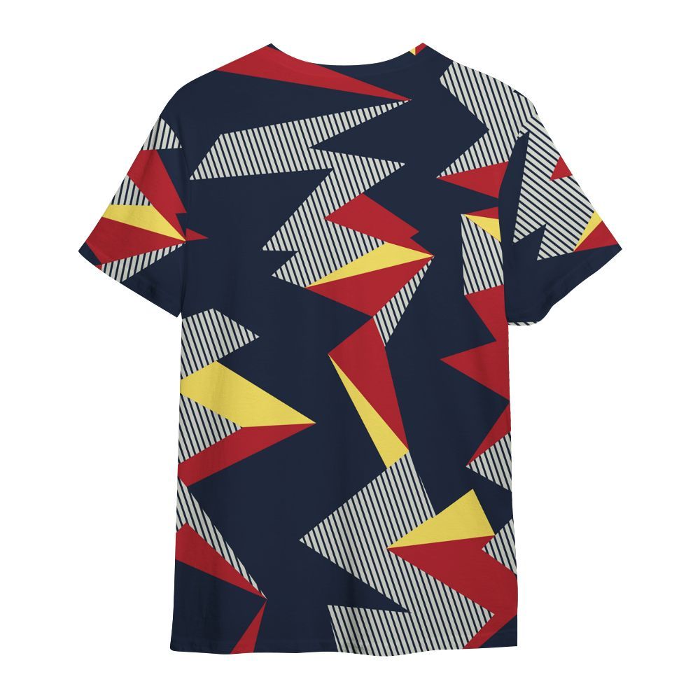 Shirt To Match Dunk Low COJP What The 2024 - Geometric Camouflage Pattern All Over Print