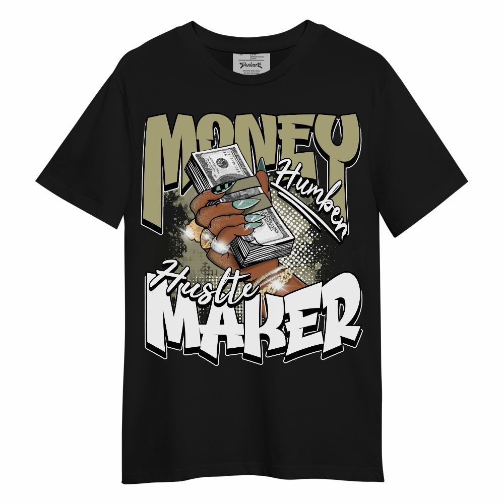 Shirt To Match Dunk Low Suede Olive Aura - Money Maker Retro Matching Unisex Shirt