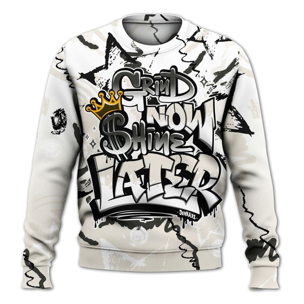 Sweatshirt To Match Air Max Plus Moonlight Swarovski - Grind Shine Later Drip All Over Print